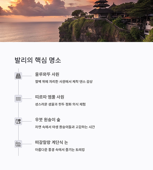 인도네시아 관광지 섬 발리 여행 경비, 코스, 맛집