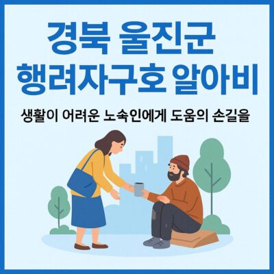 경북 울진군 행려자구호 알아보기