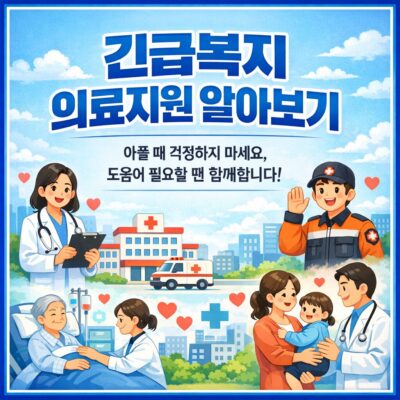 긴급복지 의료지원 알아보기