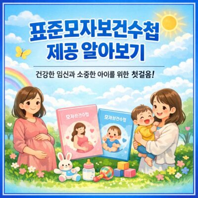 표준모자보건수첩 제공 알아보기