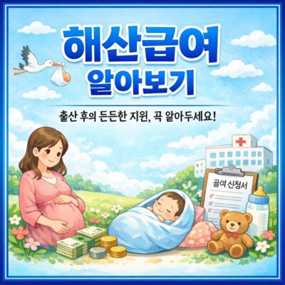 해산급여 알아보기
