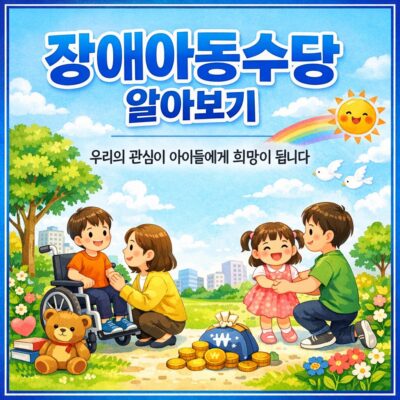 장애아동수당 알아보기