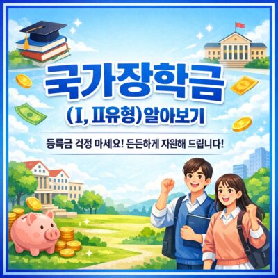 국가장학금(Ⅰ, Ⅱ유형) 알아보기