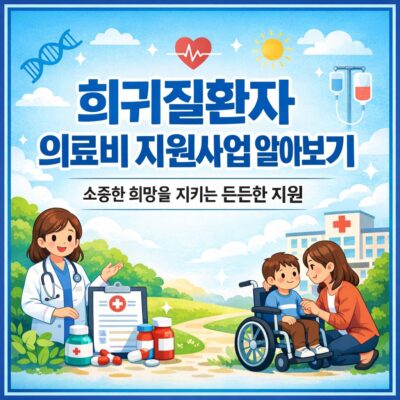 희귀질환자 의료비 지원사업 알아보기