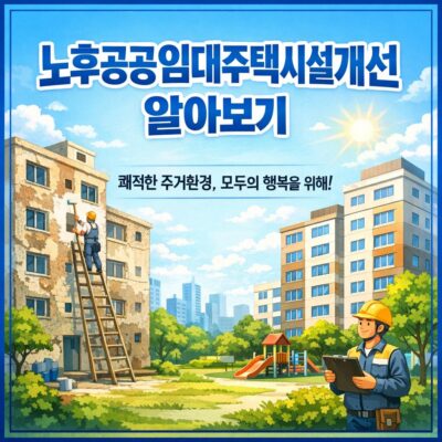 노후공공임대주택시설개선 알아보기