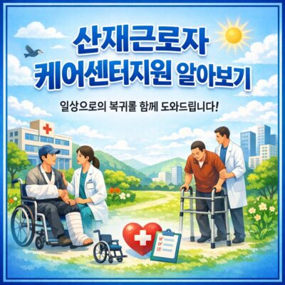 (산재근로자)케어센터지원 알아보기