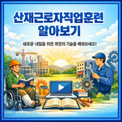 산재근로자직업훈련 알아보기