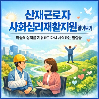 (산재근로자)사회심리재활지원 알아보기