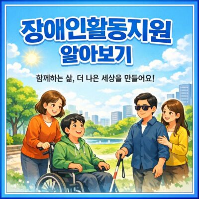 장애인활동지원 알아보기