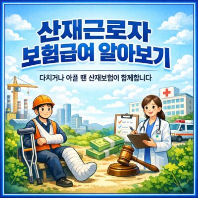 산재근로자 보험급여 알아보기