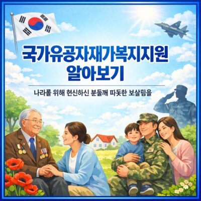 국가유공자재가복지지원 알아보기
