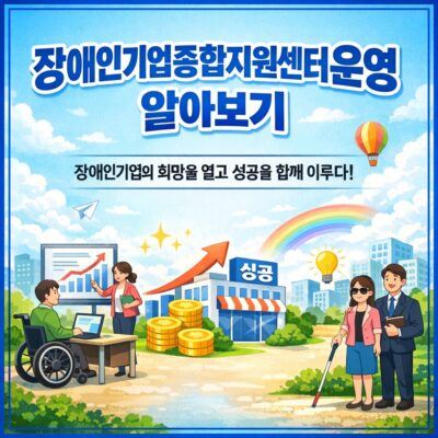 장애인기업종합지원센터운영 알아보기