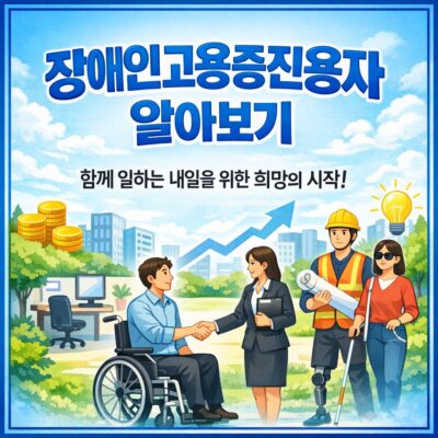 장애인고용증진융자 알아보기