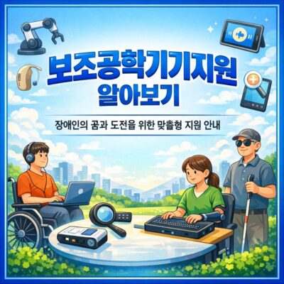 보조공학기기지원 알아보기