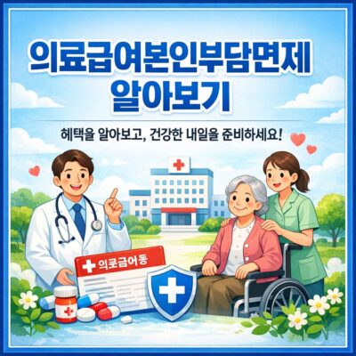 의료급여본인부담면제 알아보기