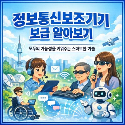 정보통신보조기기 보급 알아보기