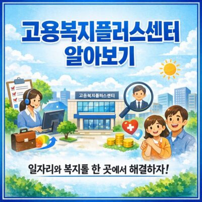 고용복지플러스센터 알아보기
