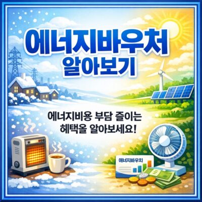 에너지바우처 알아보기