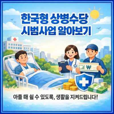 한국형 상병수당 시범사업 알아보기