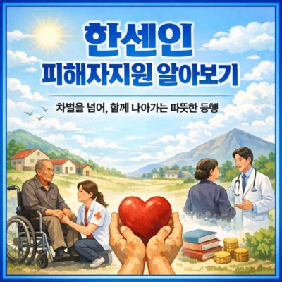 한센인 피해자지원 알아보기