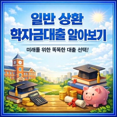 일반 상환 학자금대출 알아보기