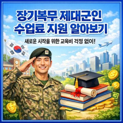 장기복무제대군인수업료지원 알아보기
