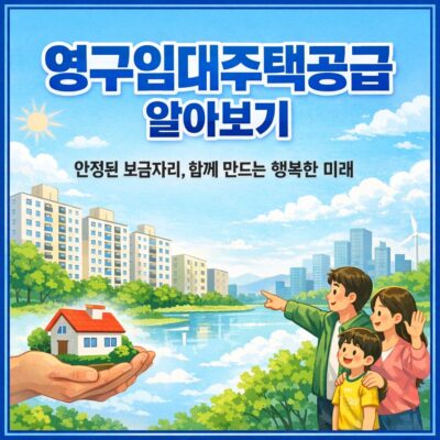 영구임대주택공급 알아보기
