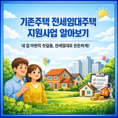 기존주택 전세임대주택 지원사업 알아보기