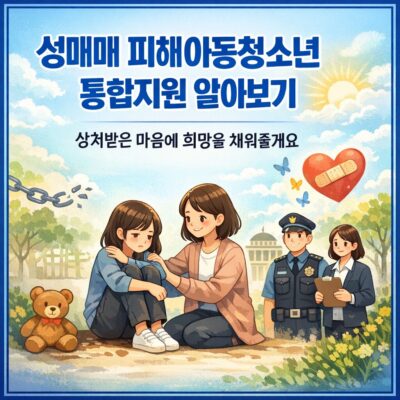 성매매 피해아동청소년 통합지원 알아보기