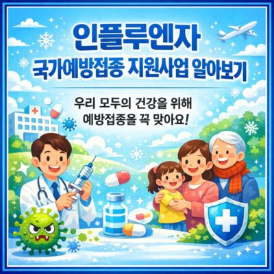 인플루엔자 국가예방접종 지원사업 알아보기